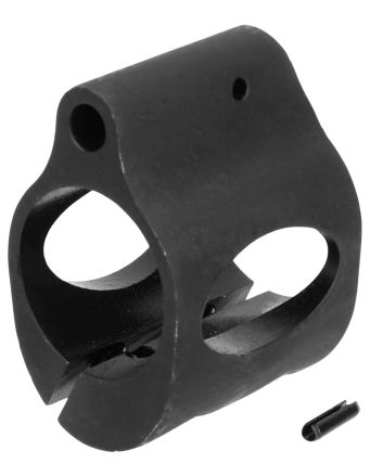 TacFire MAR001CO Clamp On Low Profile Gas Block .750" Diameter Steel Black Parkerized