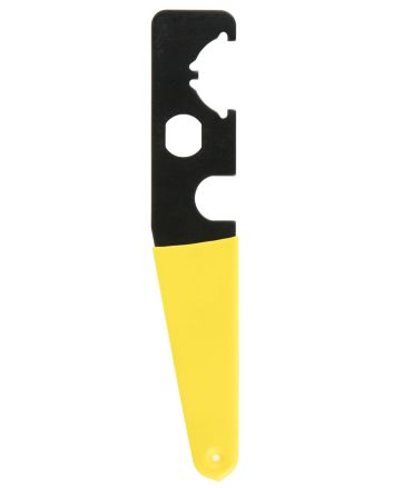 TacFire TL006 Armorer's Stock Wrench Black/Yellow Steel Rifle AR-15 Rubber Handle