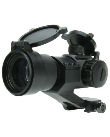 TacFire RD004 1x30 Dual Illuminated Red/Green Dot SightBlack Anodized 1 x 30 mm 2 MOA Dot