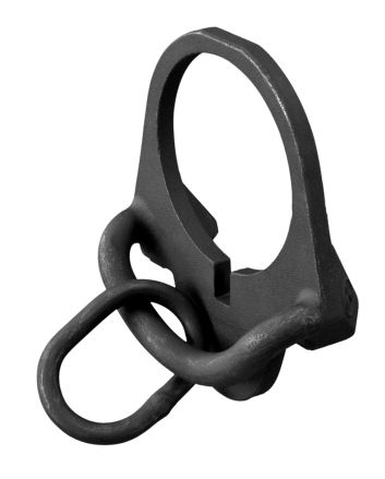 Magpul MAG500-BLK ASAP Sling Attachment AR-15/M4 Compatible w/ Mil-Spec &amp; Commercial Buffer Tubes Black Steel Ambidextrous
