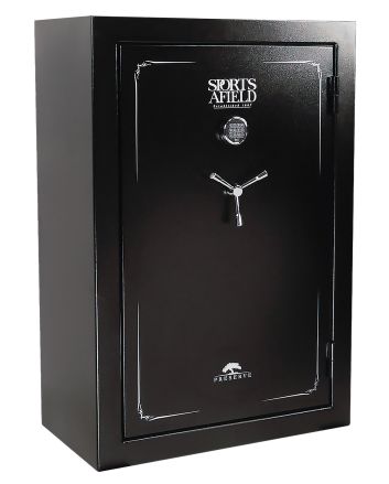 Sports Afield SECSA5940P Preserve SA5940P Keypad/Key Entry Black Textured Steel Holds 40 + 8 59" H x 40" W x 22" D Fireproof- Yes