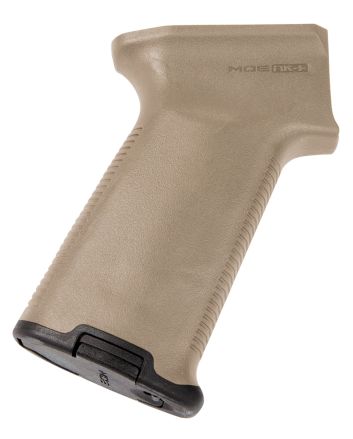 Magpul MAG537-FDE MOE+ Grip Flat Dark Earth Polymer with OverMolded Rubber for AK-47, AK-74
