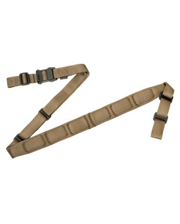 Magpul MAG545COY MS1 Sling Coyote Tan Nylon 48"-60" OAL Padded Two-Point Rifle