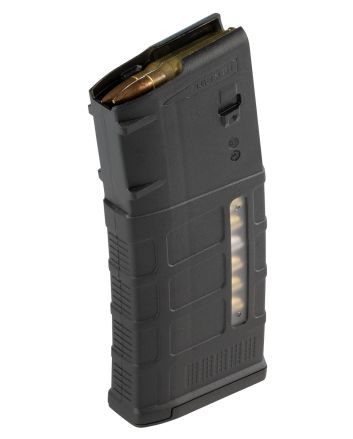 Magpul MAG577-BLK PMAG GEN M3 25rd Detachable w/Capacity Window 308 Win/7.62x51mm NATO Fits AR-10/M110/SR25 Black Polymer