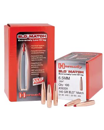 Hornady 28403 ELD Match7mm .284 162 gr Extremely Low Drag Match 100 Per Box/ 15 Case