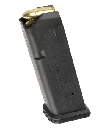Magpul MAG546-BLK PMAG GL9 17rd 9mm Luger Compatible w/Glock 17/19/26/34/45 Black Polymer