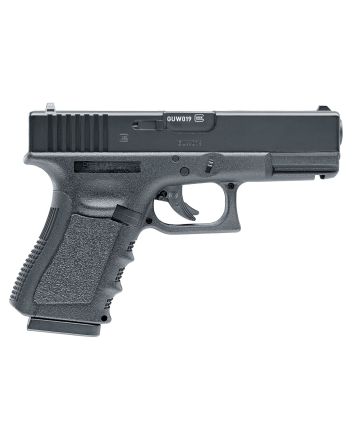 Umarex Glock Air Guns 2255200 Glock 19 Gen3 CO2 177 BB 16+1 4.25" Black Polymer Grips