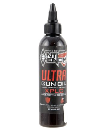 Strike Industries VMULTRA Anti Venom Ultra Gun Oil Lubricates 4 oz Squeeze Bottle