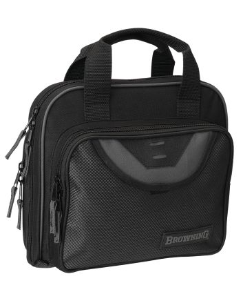 Browning 12902099 Crossfire Double Black/Gray 600D Polyester Holds 2 Handguns