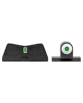 XS Sights CK0001S5 DXT Big Dot Night Sights-CanikBlack | Green Tritium White Outline Front Sight Green Tritium White Outline Bar Rear Sight