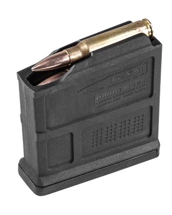 Magpul MAG549-BLK PMAGBlack AICS 5rd 6.5 Creedmoor/308 Win/7mm-08 Rem/260 Rem/243 Win/7.62x51mm NATO for Short Bolt Action Rifles