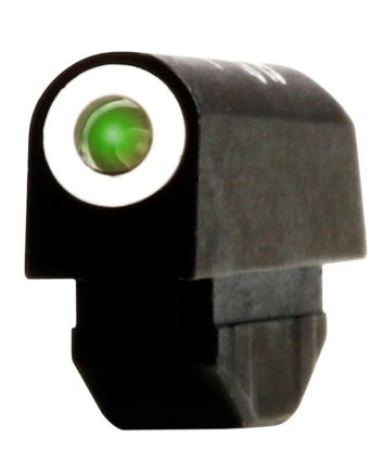 XS Sights RV0001N4 Standard Dot Revolver Front Sight-Smith &amp; WessonBlack | Green Tritium White Outline Front Sight