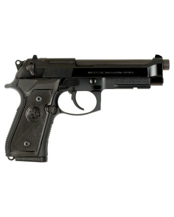 Beretta USA JS92M9A1CA M9A1 *CA Compliant Full Size Frame 9mm Luger 10+1, 4.90" Black Steel Barrel, Black Bruniton Serrated Steel Slide, Black Aluminum Frame w/Picatinny Rail