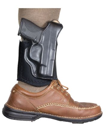 DeSantis Gunhide 014PC8JZ0 Die Hard RigAnkle Tan Leather/Sheepskin Fits Sig P365 Fits Sig P365 SAS Right Hand