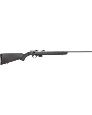 Mossberg 38191 817Full Size 17 HMR 5+1 21" Blued Steel Barrel, Blued Drilled &amp; Tapped Steel Receiver, Black Fixed Synthetic Stock, Right Hand