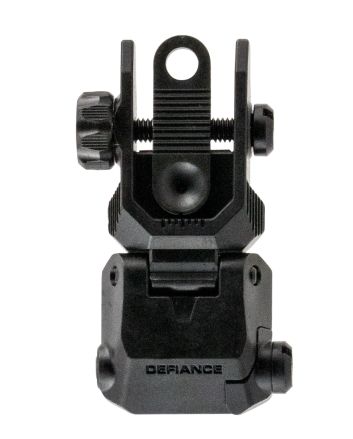Kriss USA DARSBL00 Defiance Rear Flip-Up Black AR-15 Low Profile Steel
