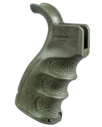 FAB Defense FXAG43G AG-43 Tactical Ergonomic Pistol Grip for AR-15/ M16/ M4 OD Green Polymer