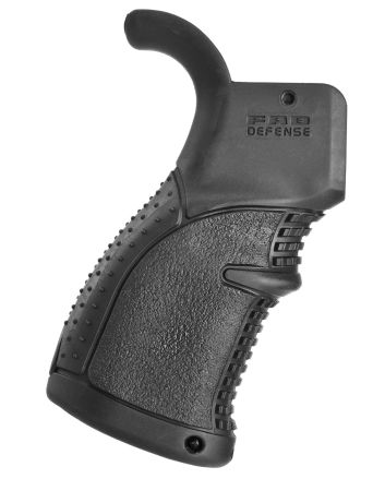 FAB Defense FXAGR43B AGR-43 Ergonomic Rubberized Pistol Grip for AR-15/ M16/ M4 Black Polymer