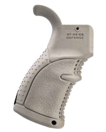 FAB Defense FXAGR43T AGR-43 Ergonomic Rubberized Pistol Grip for AR-15/ M16/ M4 Flat Dark Earth Polymer