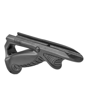 FAB Defense FXPTKB PTK Ergonomic Pointing Grip Angled w/Additional Storage Compartment Black Polymer