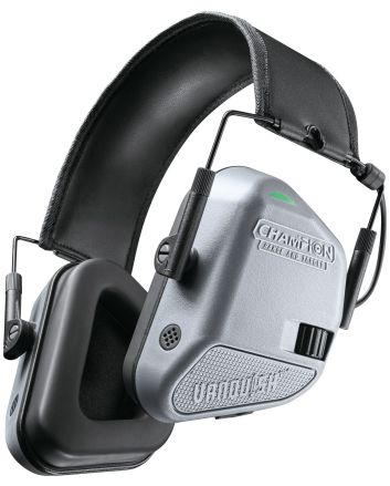 Champion Targets 40978 Vanquish Muff Over the Head Rechargeable Li-ionGray/Black