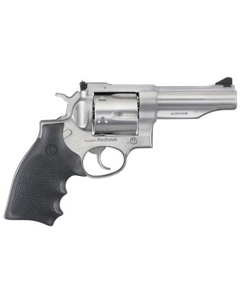 Ruger 5044 Redhawk44 Special/44 Rem Mag 6rd, 4.20" Satin Stainless Steel Barrel, Dual Chambered Satin Stainless Cylinder, Satin Stainless Steel Frame, Hardwood Grip, Exposed Hammer