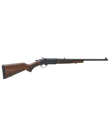 Henry H015357 Single Shot38 Special or 357 Mag Caliber with 1rd Capacity, 22" Barrel, Overall Blued Finish &amp; American Walnut Stock, Right Hand (Full Size)