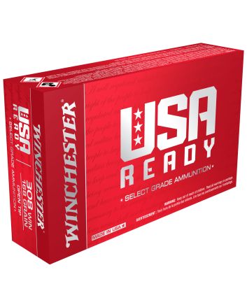 Winchester Ammo RED308 USA Ready308Win 168gr Open Tip Range 20 Per Box/10 Case