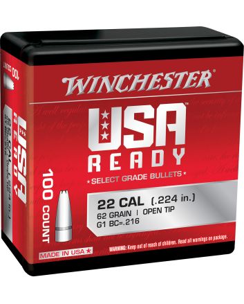 Winchester Ammo WBR22462 Centerfire Rifle224Valkyrie 62gr Open Tip 100 Per Box/10 Case