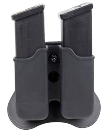Bulldog PGM Mag HolderPaddle Black Polymer Paddle Compatible w/ Most Glock 17/19/22/23/26/27/31/32/33/34 Gen1-4. Ambidextrous