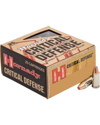 Hornady 90063 Critical Defense32ACP 60gr Hornady Flex Tip eXpanding 25 Per Box/10 Case