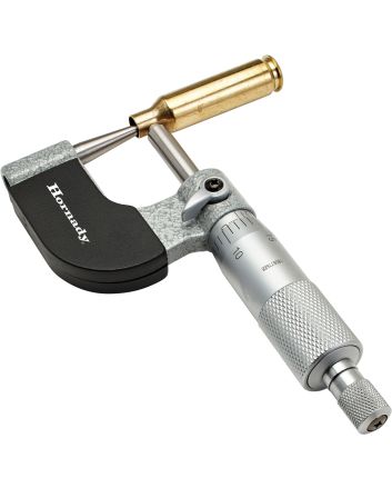 Hornady 050059 Vernier Ball Micrometer Silver Stainless Steel