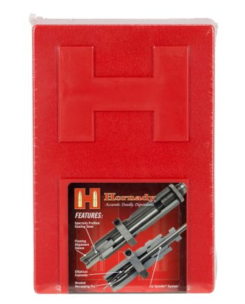 Hornady 546449 Custom Grade Series IV 2 Die Set for 375 Flanged Mag Nitro Express Includes Sizing Seater