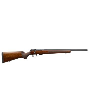 CZ-USA 02341 CZ 457 Varmint Full Size 22 WMR 5+1 20.50" Black Nitride Heavy Barrel Black Nitride Steel Receiver Turkish Walnut Fixed Varmint-Style Stock Right Hand