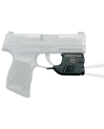 Crimson Trace 0182801 LTG-772 Tactical Light For Sig Sauer P365 Lightguard Black Anodized 110 Lumens White LED Light