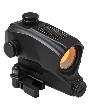 NcStar VDBSOL130 SPD Solar Reflex SightBlack Anodized 1 x 27 mm 2 MOA Red Dot Quick Release