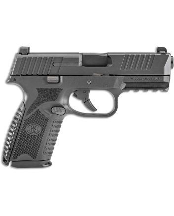 FN 66100464 509 Midsize 9mm Luger 4" Barrel 10+1, Matte Black Polymer Frame With Mounting Rail, Matte Black Stainless Steel Slide, No Manual Safety