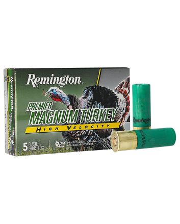Remington Ammunition 28039 Premier Magnum Turkey High Velocity 12 Gauge 3.50" 2 oz 4 Shot 5 Per Box/ 20 Cs
