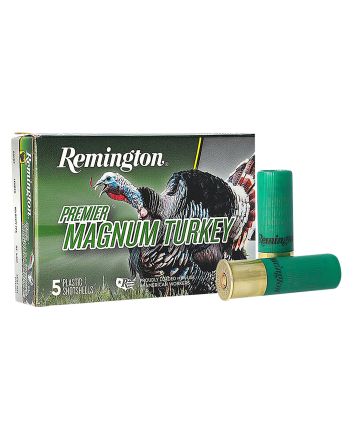 Remington Ammunition 26801 Premier Magnum Turkey 12 Gauge 3" 2 oz 4 Shot 5 Per Box/ 20 Cs