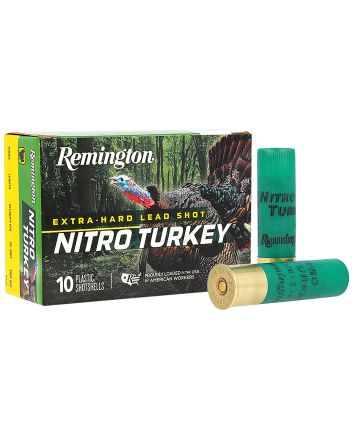 Remington Ammunition 26690 Nitro Turkey12Gauge 2.75" 1 1/2oz 4Shot 10 Per Box/ 10 Case
