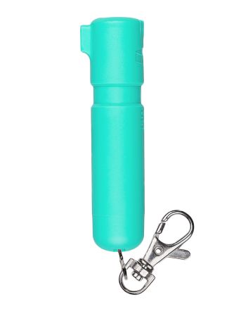 Sabre MDMT02 Mighty Discreet Pepper Spray Capsaicin UV Dye 12 ft Mint Includes Key Ring/Snap Clip
