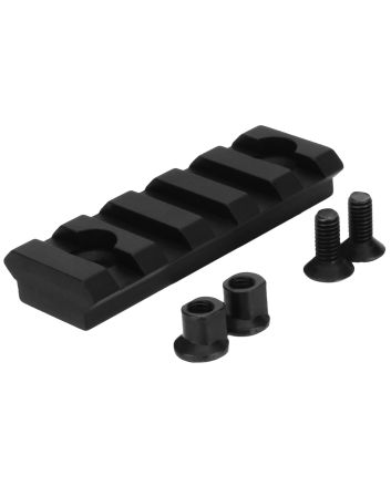 TacFire MAR101 KeyMod Picatinny Rail 2 Inch 5 SlotsBlack