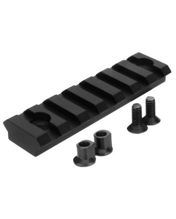 TacFire MAR102 KeyMod Picatinny Rail 3 Inch 7 SlotsBlack