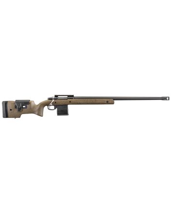 Ruger 47184 Hawkeye Long-Range Target Full Size 6.5 Creedmoor 10+1 26" Matte Black Steel Threaded Barrel, Picatinny Rail Steel Receiver, Black Speckled Brown Adj Comb &amp; LOP Laminate Stock