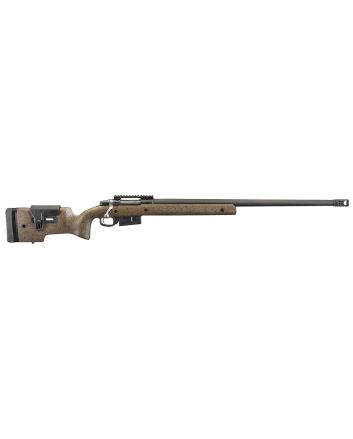Ruger 47189 Hawkeye Long-Range Target Full Size 6.5 PRC 10+1 26" Matte Black Steel Threaded Barrel, Picatinny Rail Steel Receiver, Black Speckled Brown Adj Comb &amp; LOP Laminate Stock