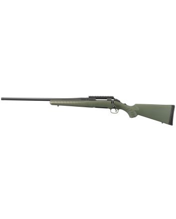 Ruger 26916 American PredatorFull Size 243 Win 4+1 22" Matte Black Threaded Barrel, Matte Black Steel Receiver w/Picatinny Rail, Fixed Moss Green Synthetic Stock, Left Hand