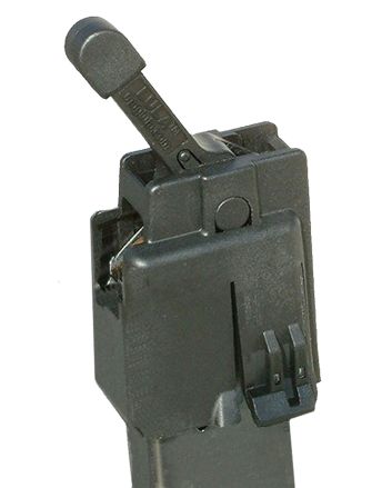 Maglula LU16B LULA Loader &amp; Unloader Made of Polymer with Black Finish for 9mm Luger Colt SMG