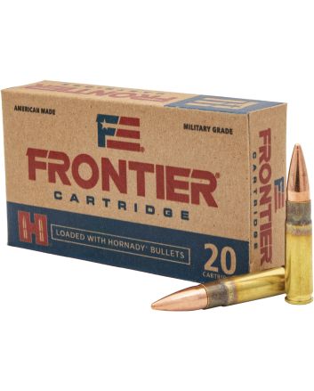 Frontier Cartridge FR400 Military Grade Centerfire Rifle 300Blackout 125gr Full Metal Jacket 20 Per Box/10 Case