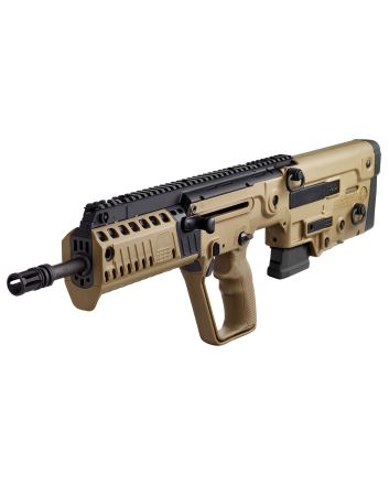 IWI US XFD1610 Tavor X95 5.56x45mm NATO Caliber with 16.50" Barrel, 10+1 Capacity, Flat Dark Earth Metal Finish, Flat Dark Earth Fixed Bullpup Stock &amp; Polymer Grip Right Hand