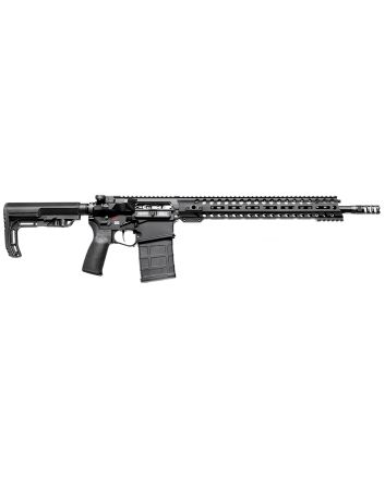 Patriot Ordnance Factory 01581 Revolution308 Win,7.62x51mm NATO 16.50" 20+1 Black Hard Coat Anodized 6 Position MFT BMS Minimalist Stock